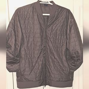 GEORGE Men's Flight Style Jacket Dark Gray Size XL (46-48)